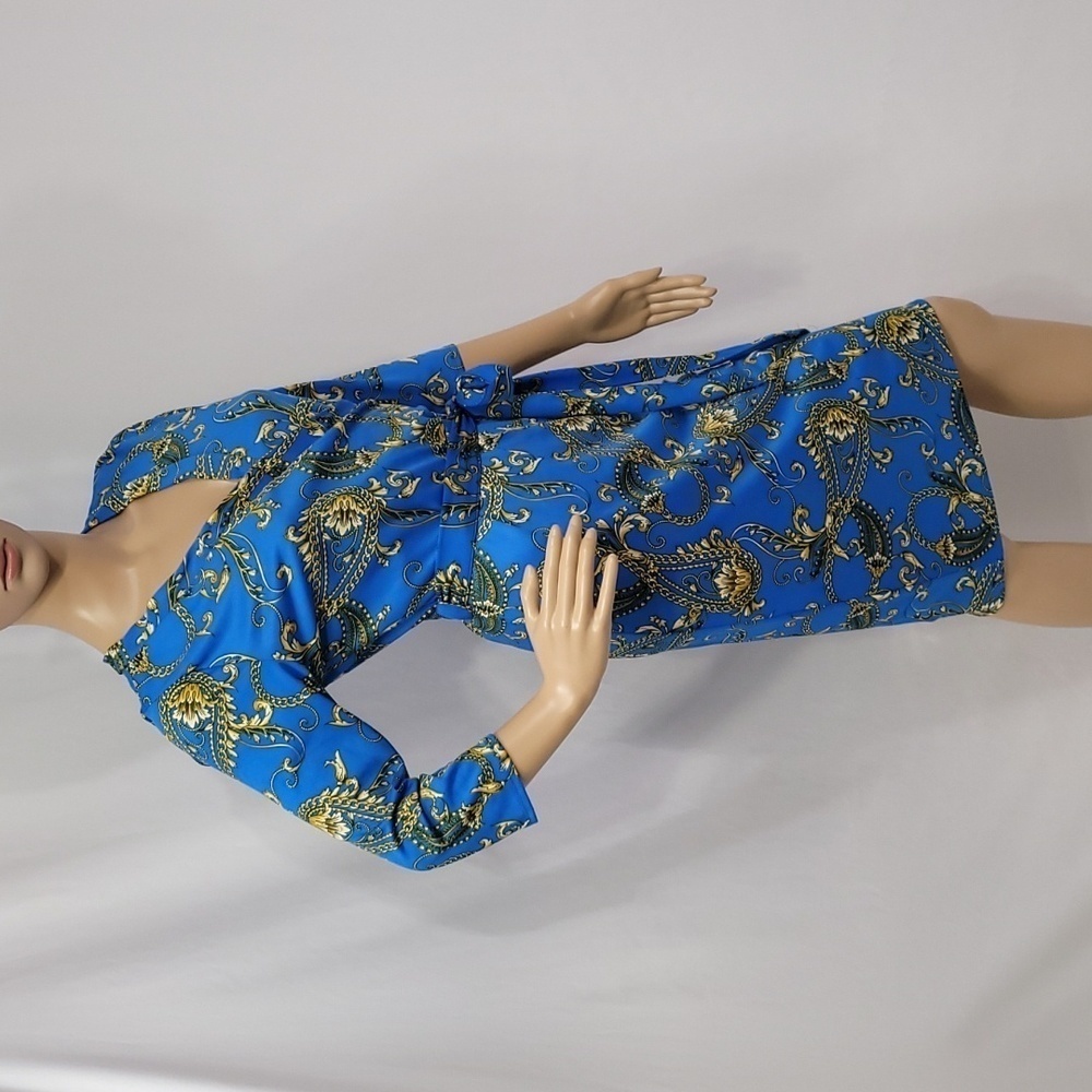 Urban Rosenl 3/4 Sleeve Wrap Dress
